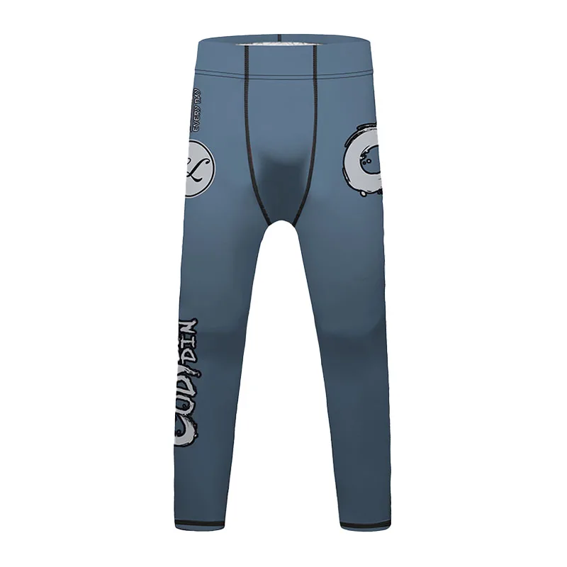Cody Lundin Boys Multi Color Sublimation Print Elastic Tights 2026 Breathable Polyester Spandex Running Boxing MMA Workout Pants