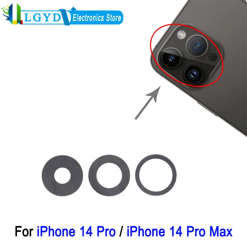 Replacing Back Camera Lens For iPhone 14 Pro / 14 Pro Max Phone Rear Camera Glass Lens Replacement Part