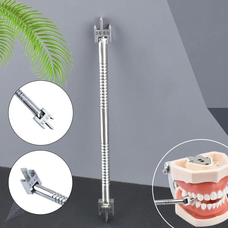 

Stainless Steel Dental Bracket Position Gauge Adjustable Orthodontic Locator for Precise Bracket Placement