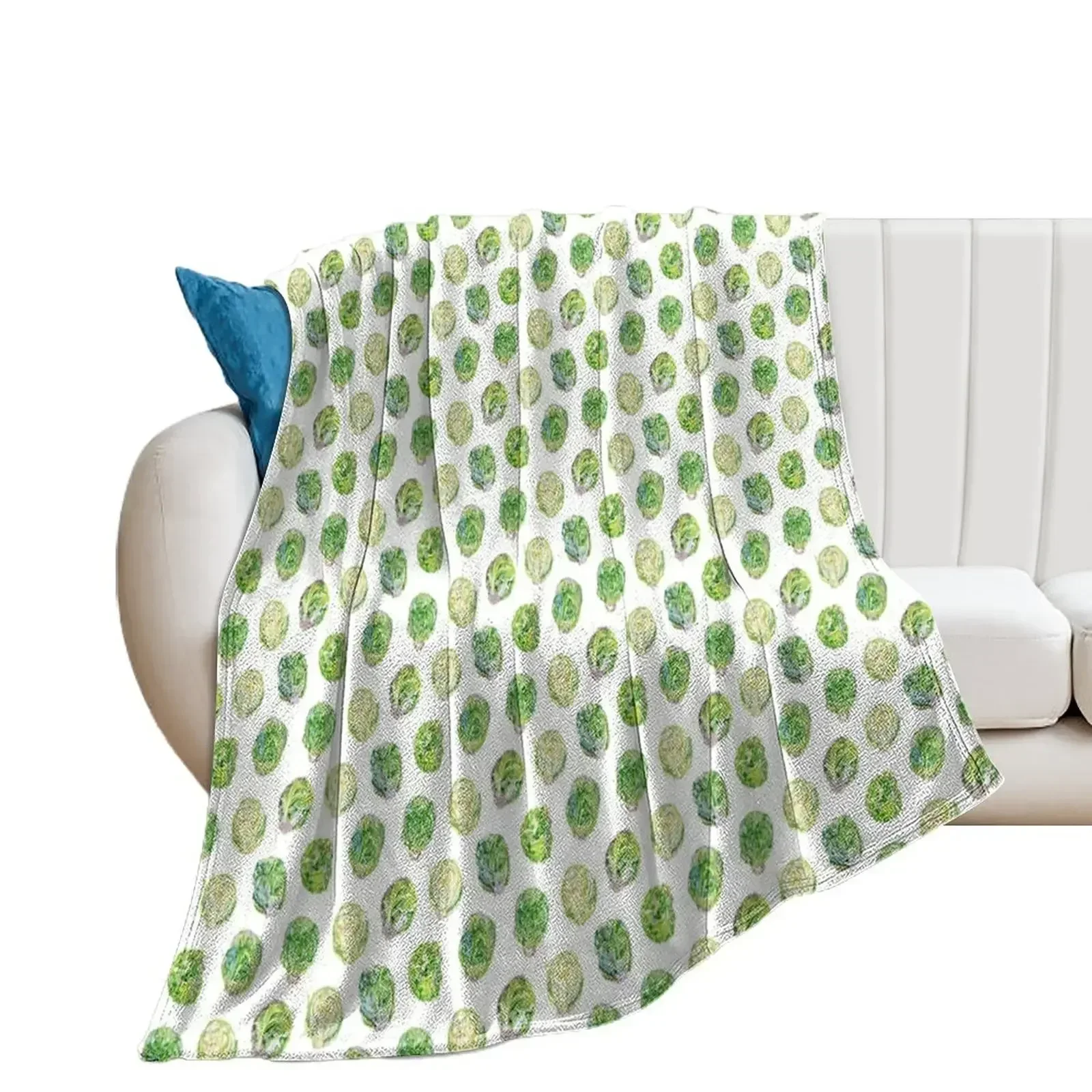 Brussel Sprouts Throw Blanket Weighted warm for winter blankets ands Blankets