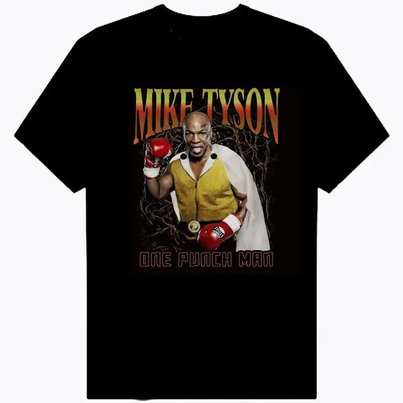 

Mike Tyson T-Shirt Gift For Fan For Men Tee Men's Short Sleeve 100% Cotton Casual T-shirts Loose Top Size S-3X