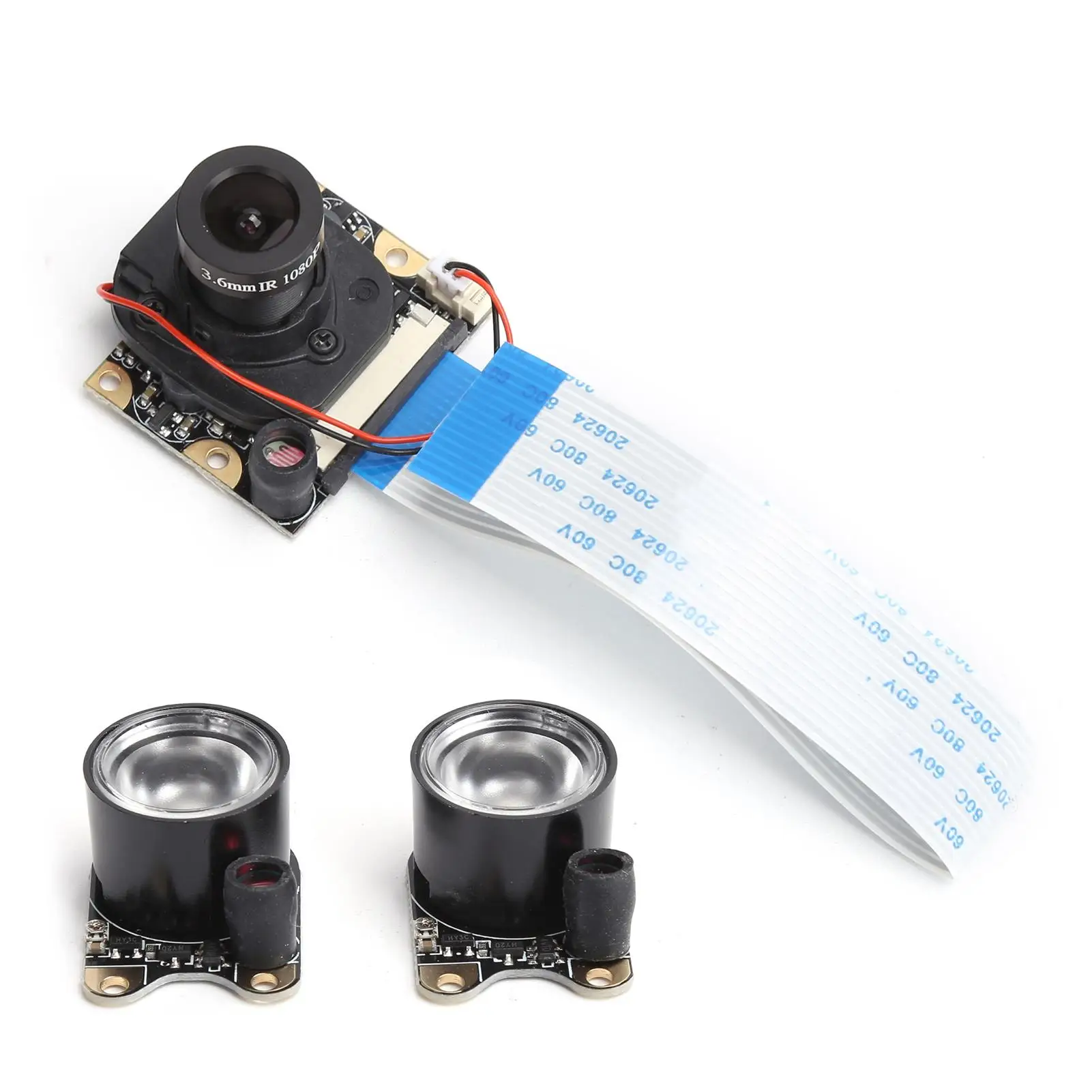 5MP HD Camera Module with IR-CUT & Infrared Light for raspberry Pi - Automatic Switching