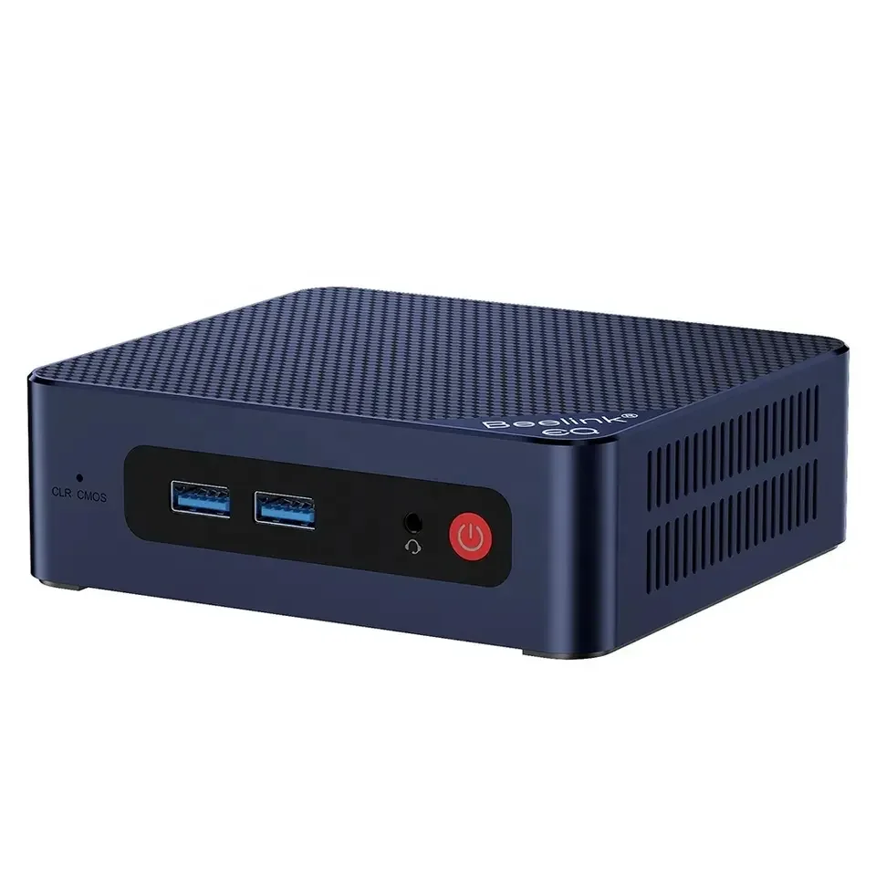 Beelink-EQ12 pro dual ethernet lan, computadores de mesa, jogos completos, mini pc, novo, rts, core i3-N305, 2.5g, 500g, atacado