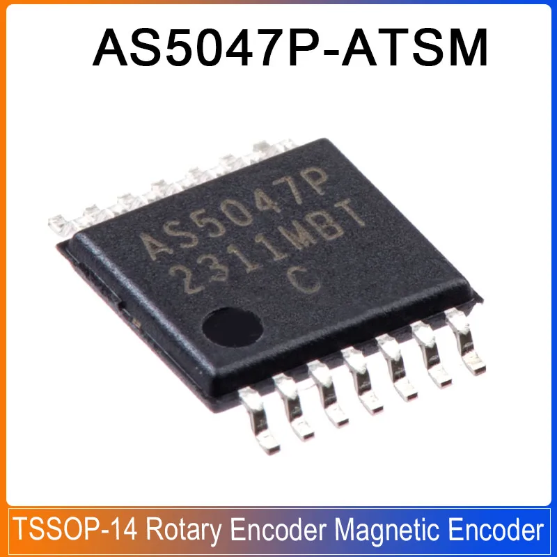 1-5pcs AS5047P-ATSM TSSOP-14 AS5047P AS5047 AS 5047P Rotary Encoder Magnetic Encoder Chip