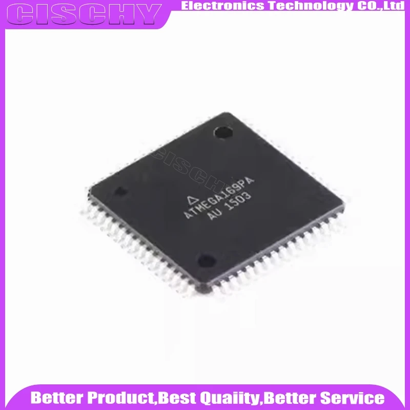 1pcs/lot ATMEGA169PA ATMEGA169PA-AU ATMEGA169 TQFP-64 In Stock