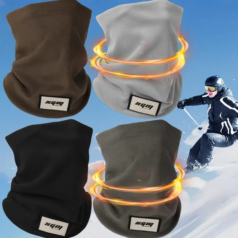 

Polar Cold-proof Neck Warmer Women Men Winter Windproof Thicken Short Plush Ear Cover Skiing Hiking Cycling Riding Neckerchief