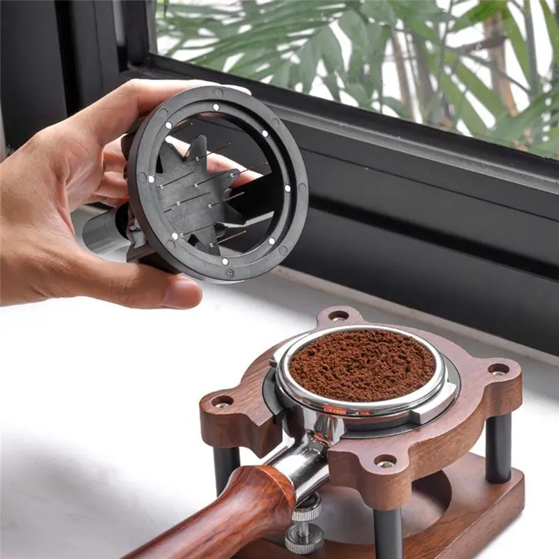 ABUN 58mm Coffee Needle Powder Distributor - Rotating Agglomeration Dispersing Tool, Espresso Coffee Stirrer, Scatter Needle