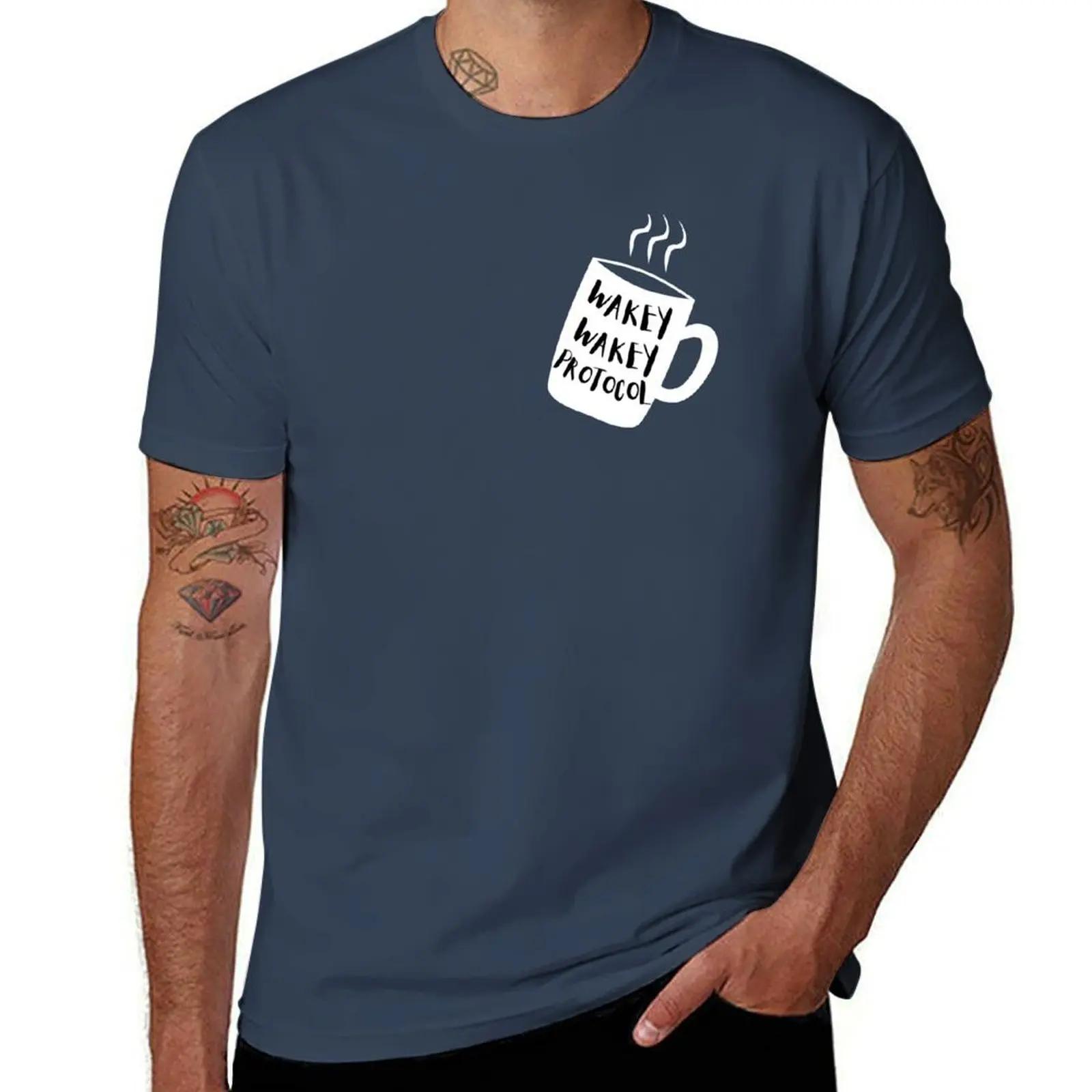 

Wakey wakey protocole, markiplier space T-Shirt t shirts for man pack cotton t shirts for man pack white T-Shirt