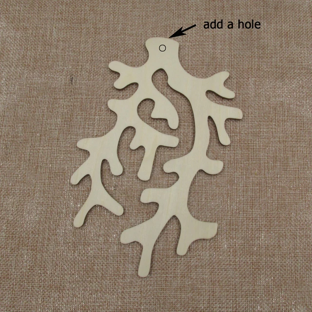 5,1–20,3 cm dick, unlackiert, blanko, Holz, unter dem Meer, Tier-Dophin-Laser, ausgeschnitten, Holzform, Bastelbedarf, Holzhandwerk-Ausschnitt – Detail 17