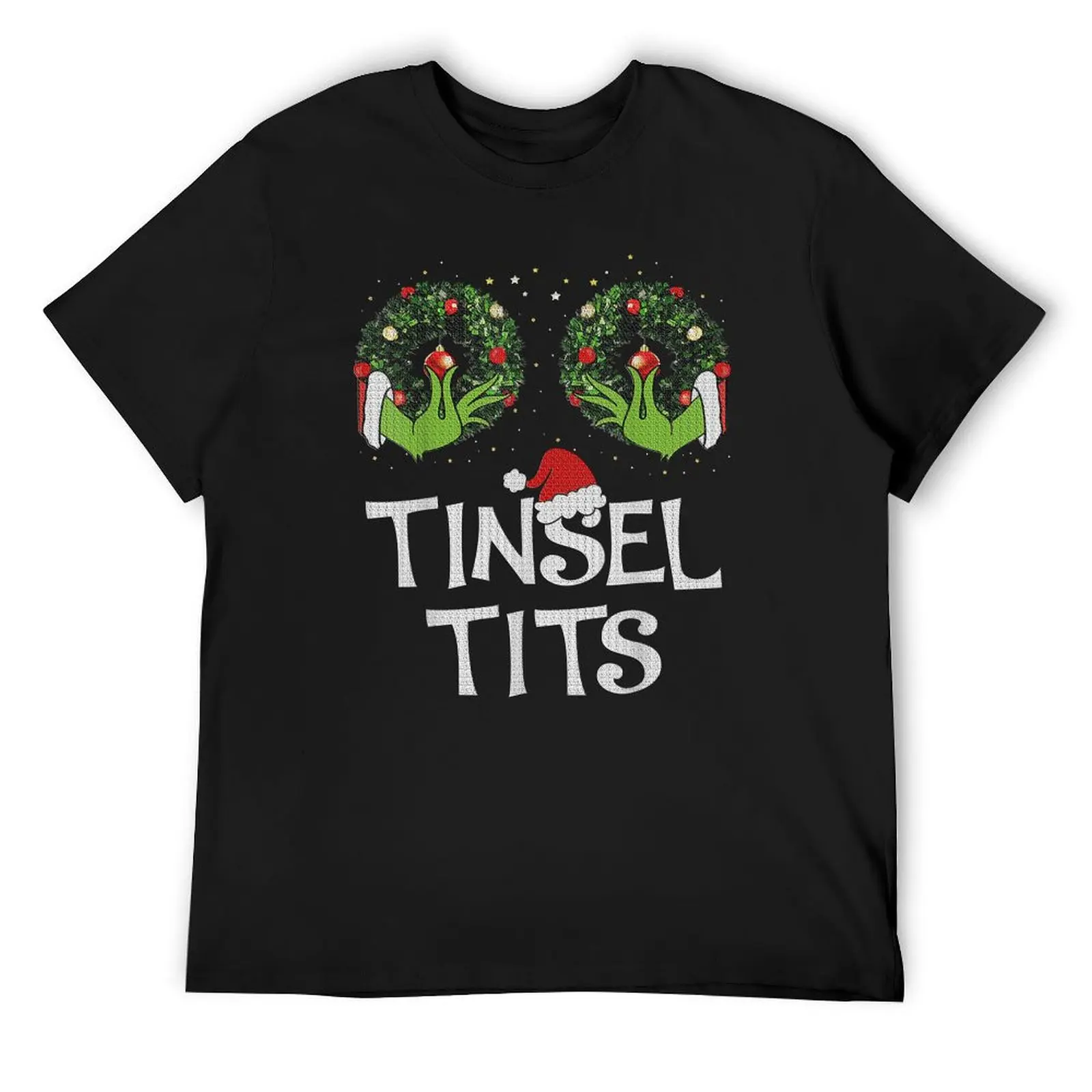 

Jingle Balls Tinsel Tits Couples Christmas Matching Couple T-Shirt graphic t shirts cheap stuff mens graphic t-shirts hip hop