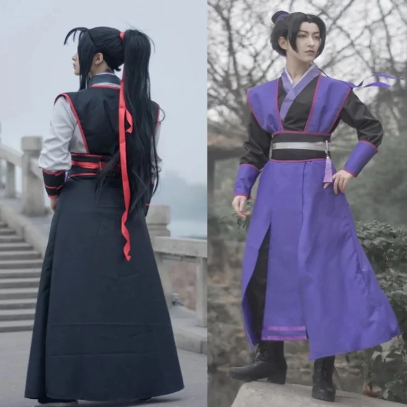 Anime The Untamed Cosplay Costume Mo Dao To Shi Jiang Cheng Wei Wu Xian Costume Young Wei Wuxian Cosplay Hanfu Cosplay Costume