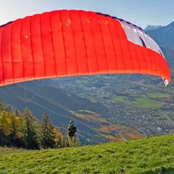 Set completo ultraleggero di attrezzatura per parapendio singolo