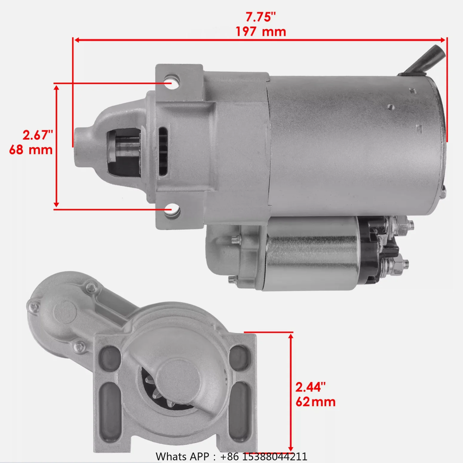 Starter For Kohler Engine 2509809S 2509808S 2509824-S 25-098-24-S HD Motor