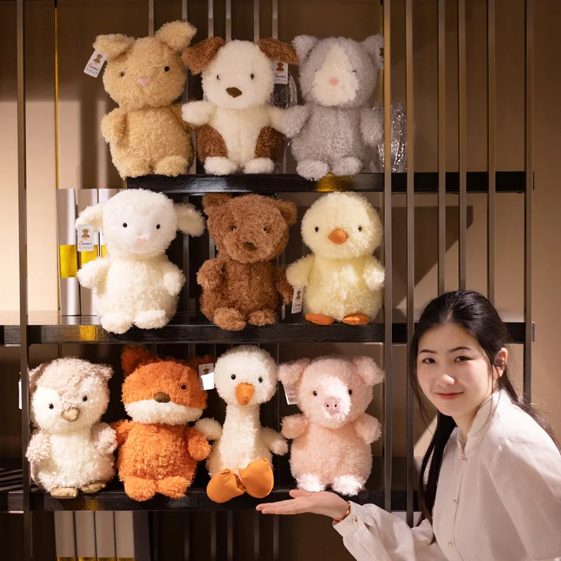 Pequenos animais bonecas espinho bonito brinquedos de pelúcia bonecas presentes das crianças