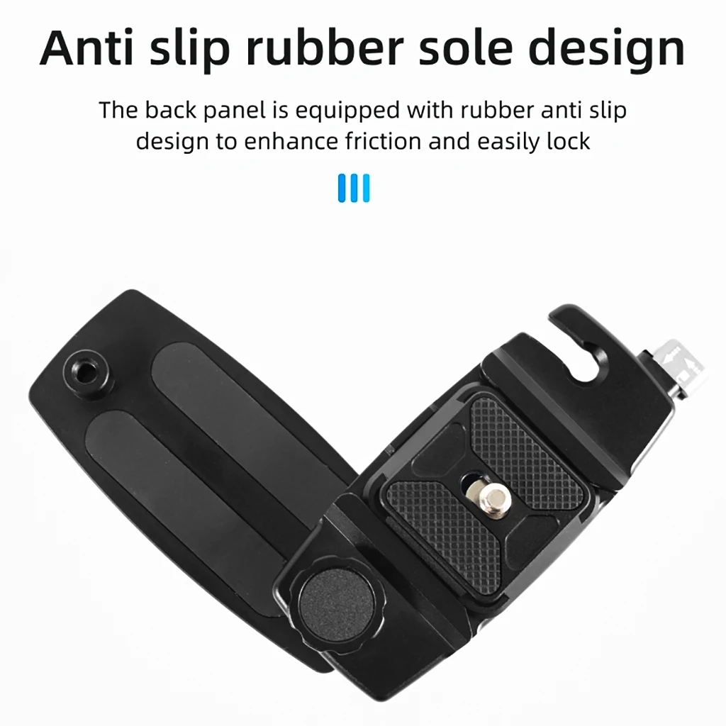 Rucksack Kamera Clip Halterung Strap Clamp Universal Quick Release Platte Für Sony Nikon Canon DSLR Kamera für GoPro 13 Insta360 X5 – Detail 4