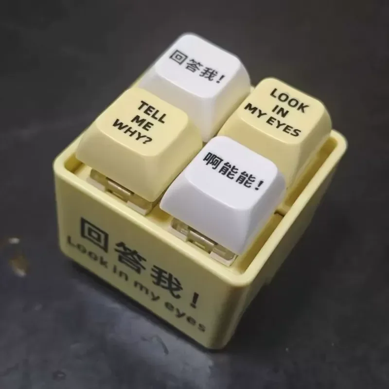 Hot Seller Keyboard Alarm Voice Toy Light Sound Effect Decompression Toy Keychain Boeing 737 Airbus Egpws Warning Sound Keychain