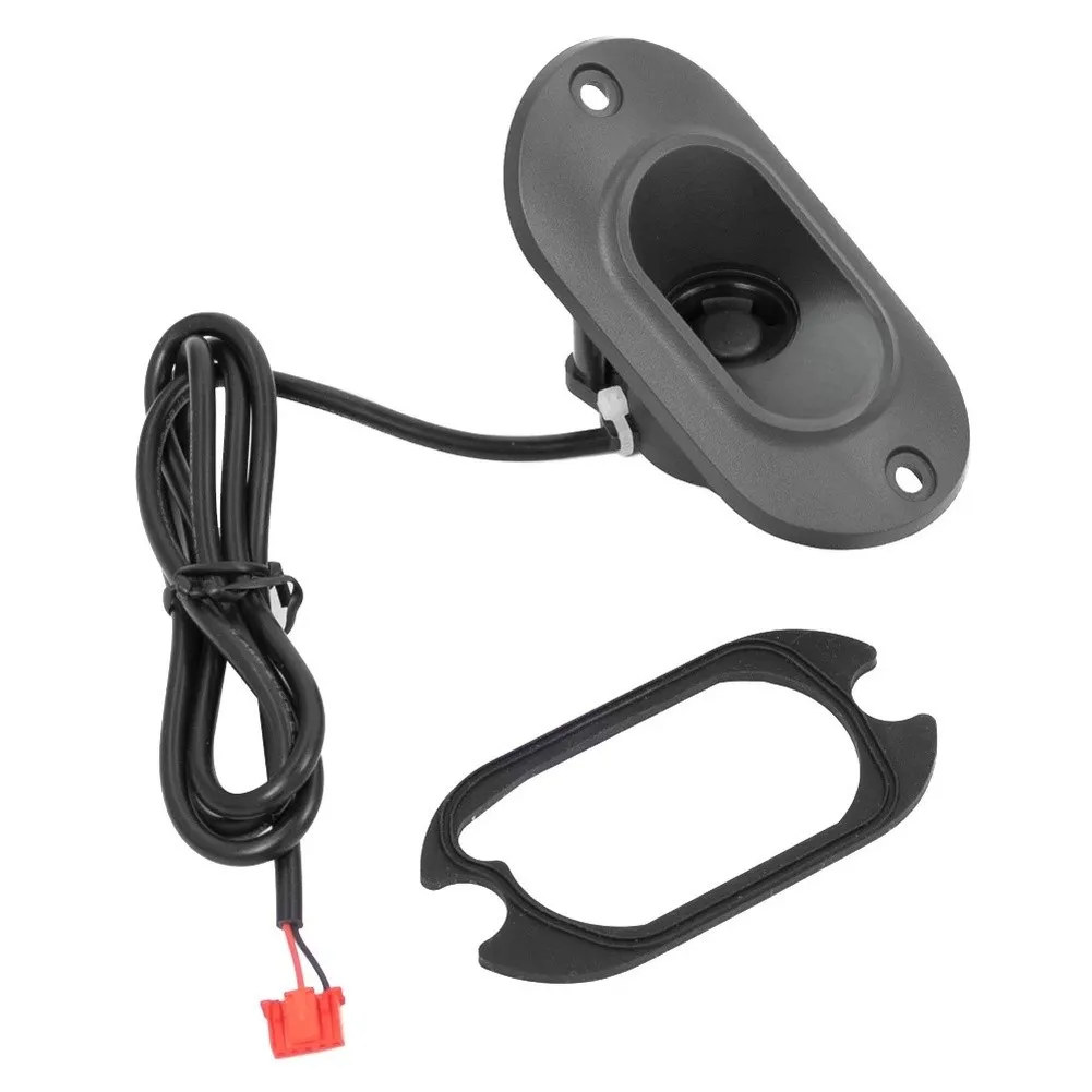 Speaker Accessories High-Decibel Sound Electric Whistle Accessories For Electric Scooters ABS Black Cycling Parts 9.1x4.6x7.6cm