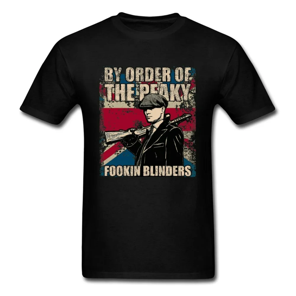 By Order of The Peaky Fookin Blinders. Funny Peaky Blinders TV T-Shirt. Summer Cotton O-Neck Short Sleeve Mens T Shirt New S-3XL