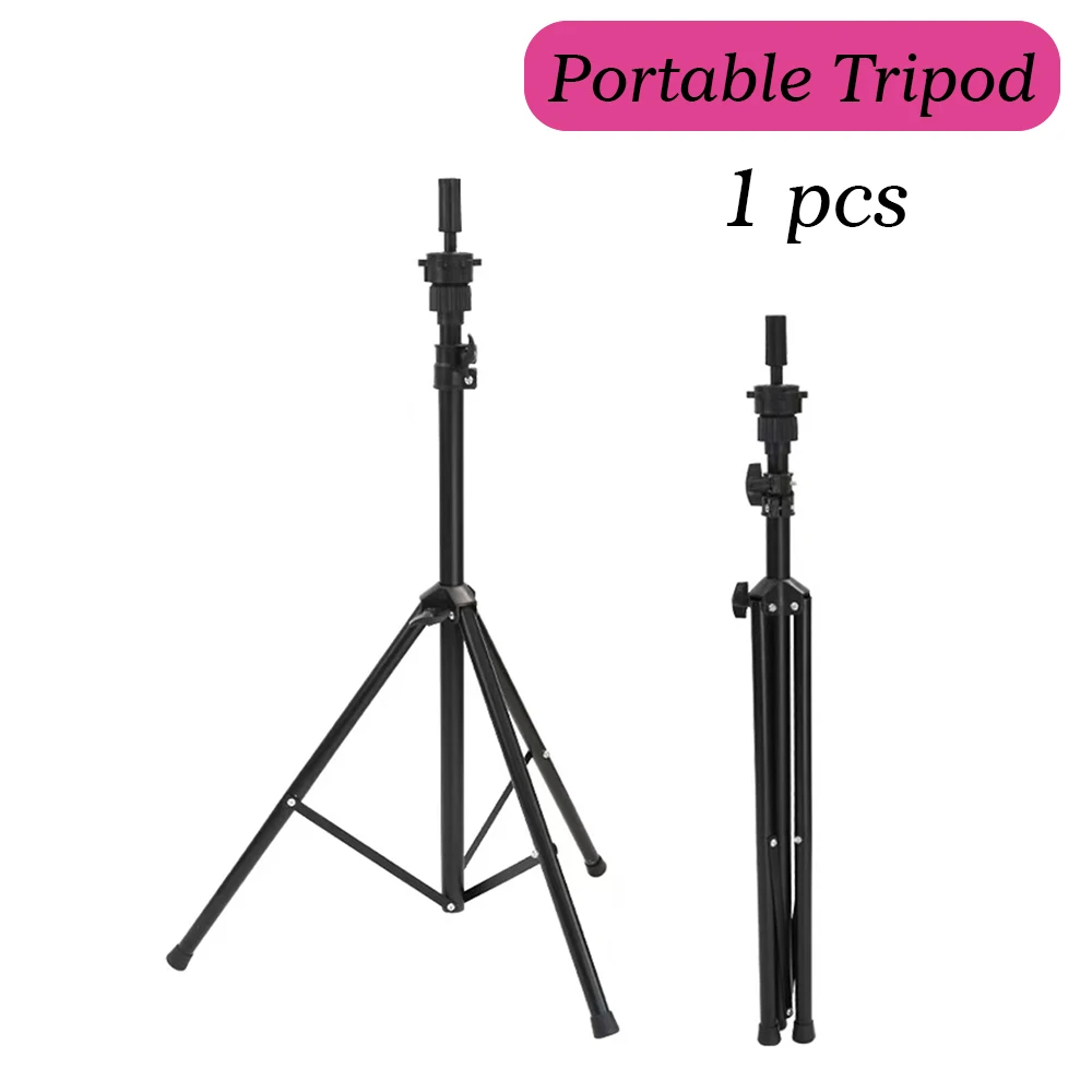 Adjustable Tripod Wig Stand With Canvas Block