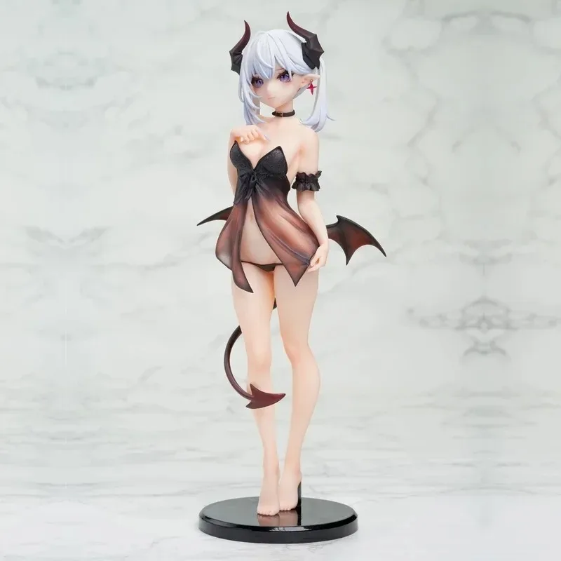 28cm NSFW Insight Little Demon Lilith Nude Girl Tsuishi Eye Ver PVC Anime Figurka Akcji Zabawka Kolekcjonerska dla Dorosłych Hentai Model