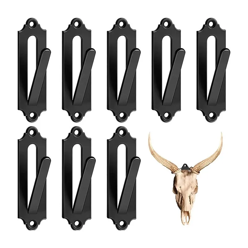 

A84X-Craft настенный крючок-металлический для подвешивания головы черепа оленя-для внутреннего и наружного декора-кронштейн с черепом животного, декоративные крючки