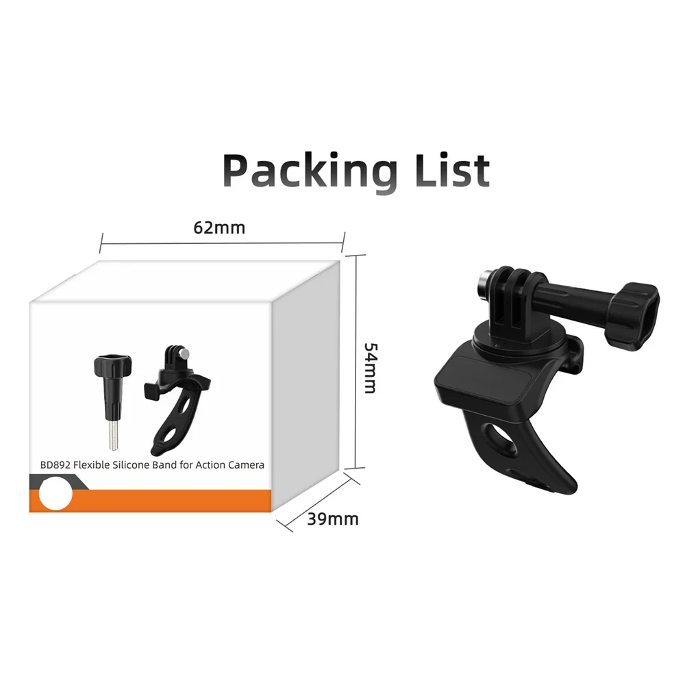 Para série de ação/série insta360/série de bolso câmera esportiva flexível alça fixa suporte acessórios