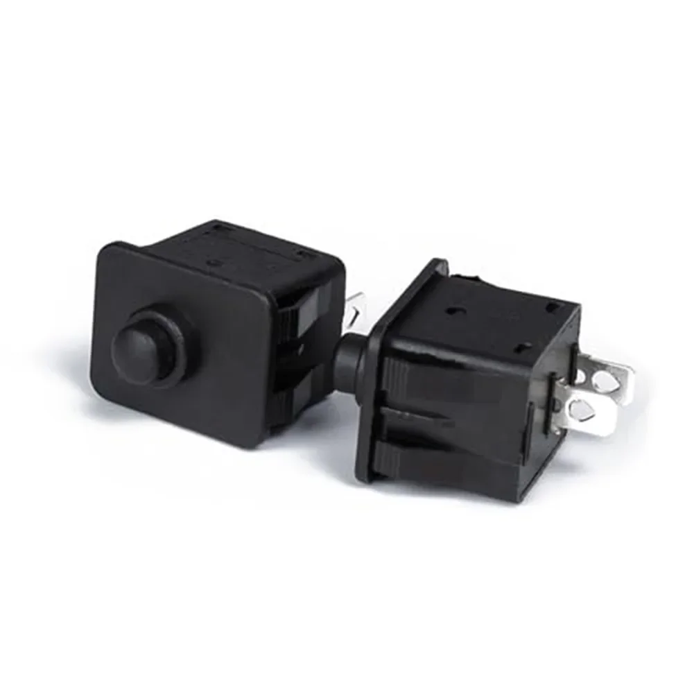 2Pcs 6V/12V 2Pin Plunger Type For Children Electric Ride-On Cars 2 Pin Accelerator Throttle Control Replacement Part Black