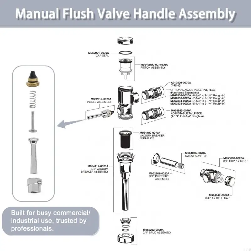 Manual Flush Valves Handle Replacement Squatting Water Valves Switches Toilet Valves For Urinals And Toilets M4YD