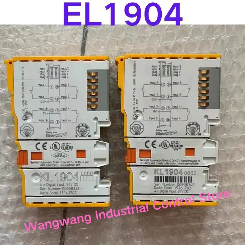 

Second-hand test OK ，PLC module EL1904