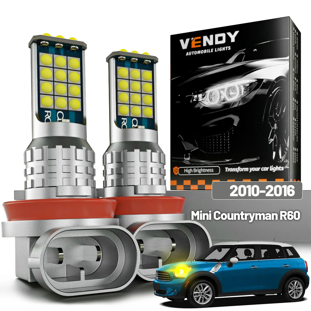 

2pcs LED Fog Light For Mini Cooper Countryman R60 2010-2016 2011 2012 2013 2014 2015 Canbus Accessories