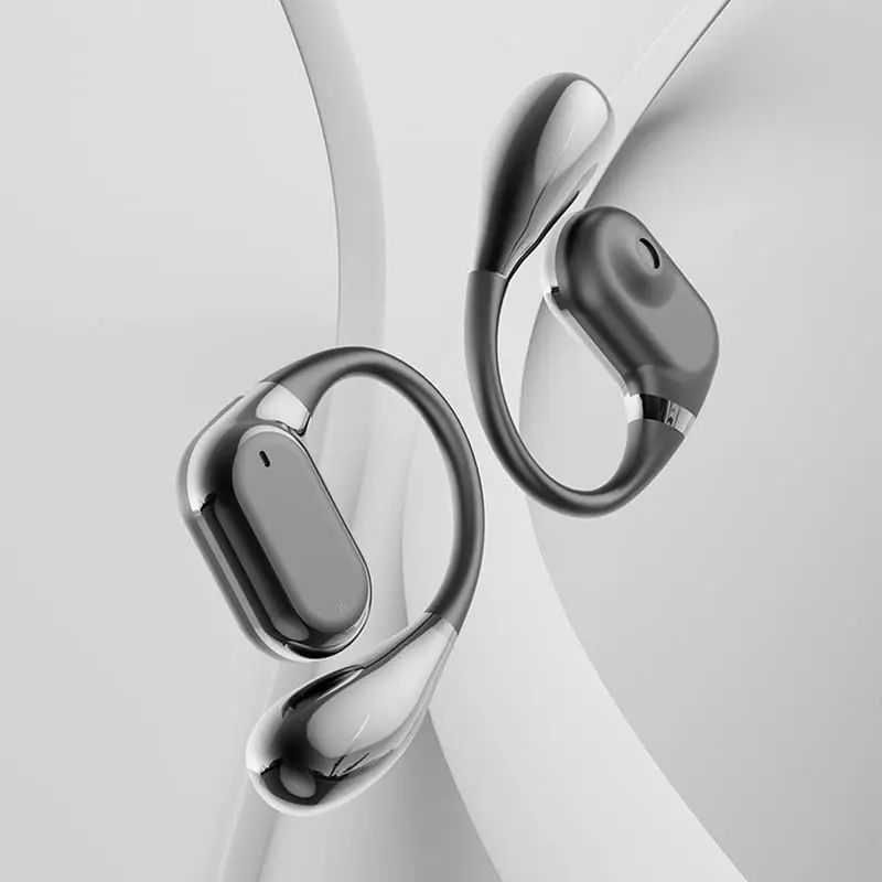 

Ear-hook wireless Bluetooth 5.4 headphones, wind noise reduction, high-definition calls, silicone airbag, sports earphones.