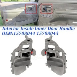 15708044 For Chevy C1500 C2500 C3500 K1500 K2500 Tahoe 1995 1996 1997 1998 1999 2000 Left / Right Interior Door Handles 15708043
