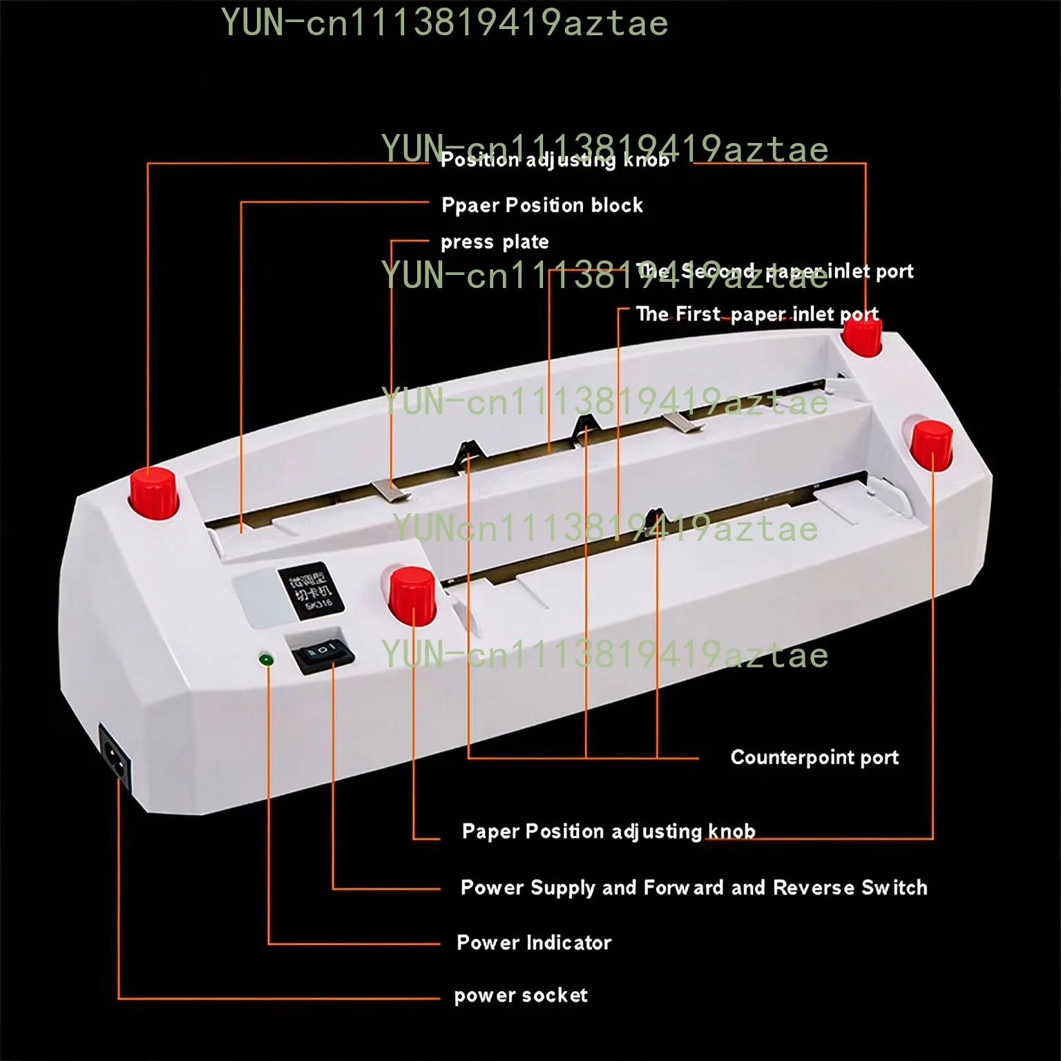 NEW high quality Automatic Name Card Slitter Name Card Cutter A4 Size Business Card Cutting Machine SK316