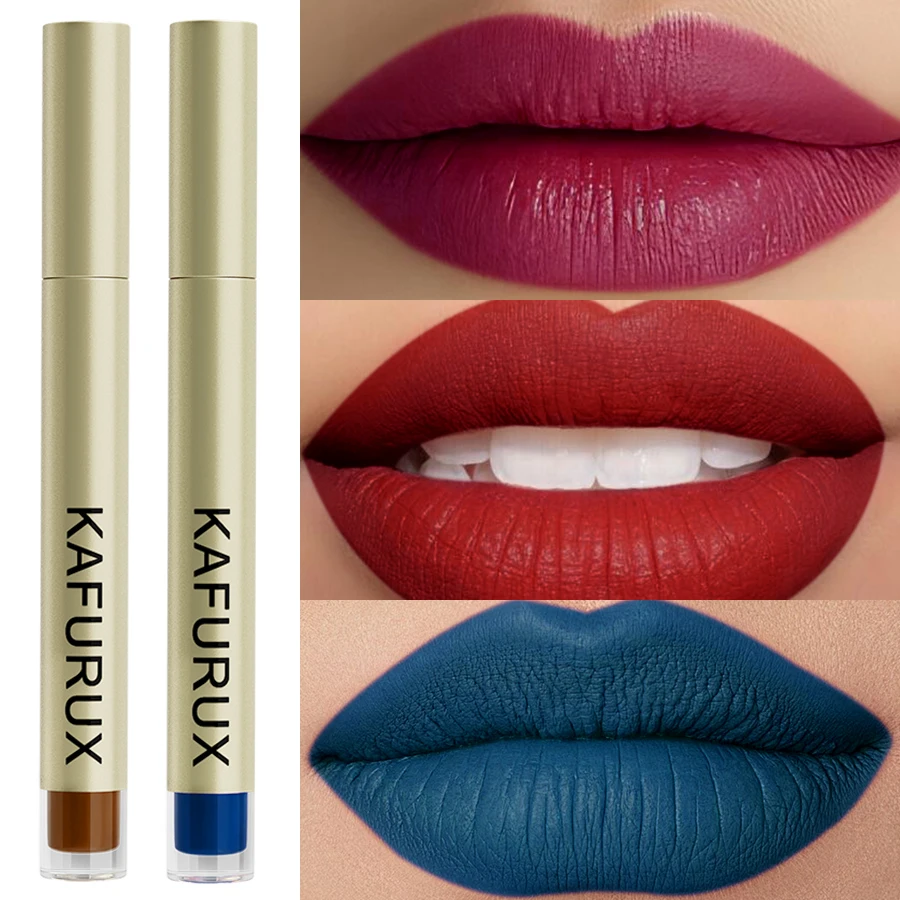 20 cores sexy de longa duração veludo fosco brilho labial batom líquido maquiagem labial vermelho rosa marrom copo antiaderente à prova dwaterproof água esmalte labial
