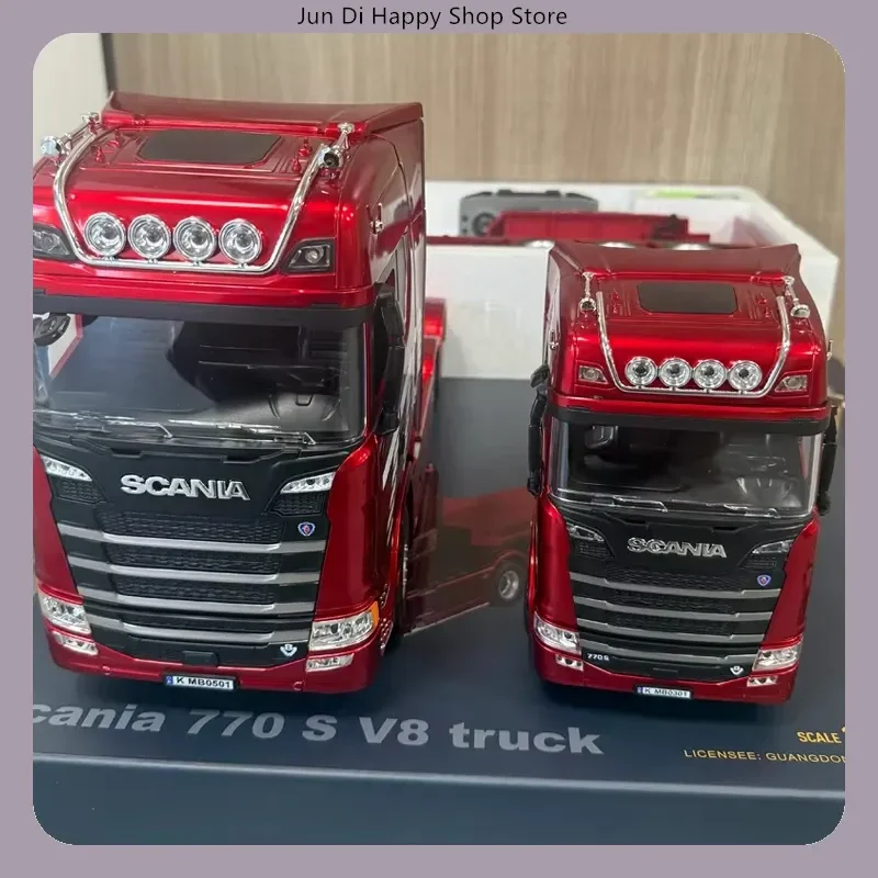 4wd Rc Alloy Tractor Truck 19ch 2.4g Engineering Trailer Truck With Light And Sound Gifts Huina 1501 Rc Car 1/24 770s