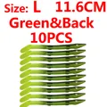 Verde Negro L 10 piezas