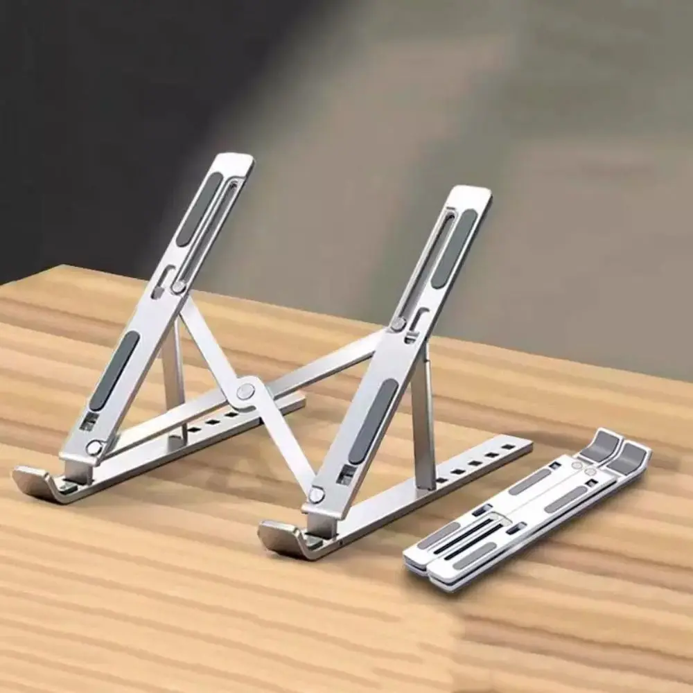 

Подставка для ноутбука из алюминиевого сплава, подъемная складная опора для ноутбука, нескользящий подъемный охлаждающий держатель, охлаждающий кронштейн для ноутбука