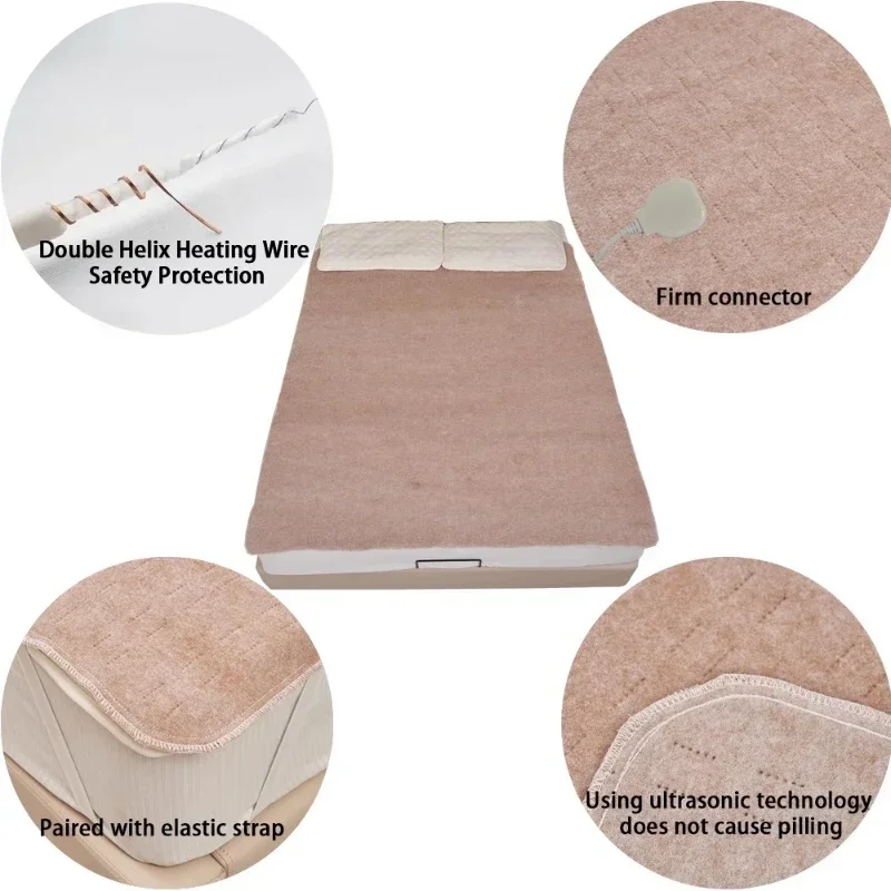 

Fast Heating Electric Blanket Quick Warm Heated Throw Rapid Heat Thermal Blanket Instant Lance Pierre Household Merchandises