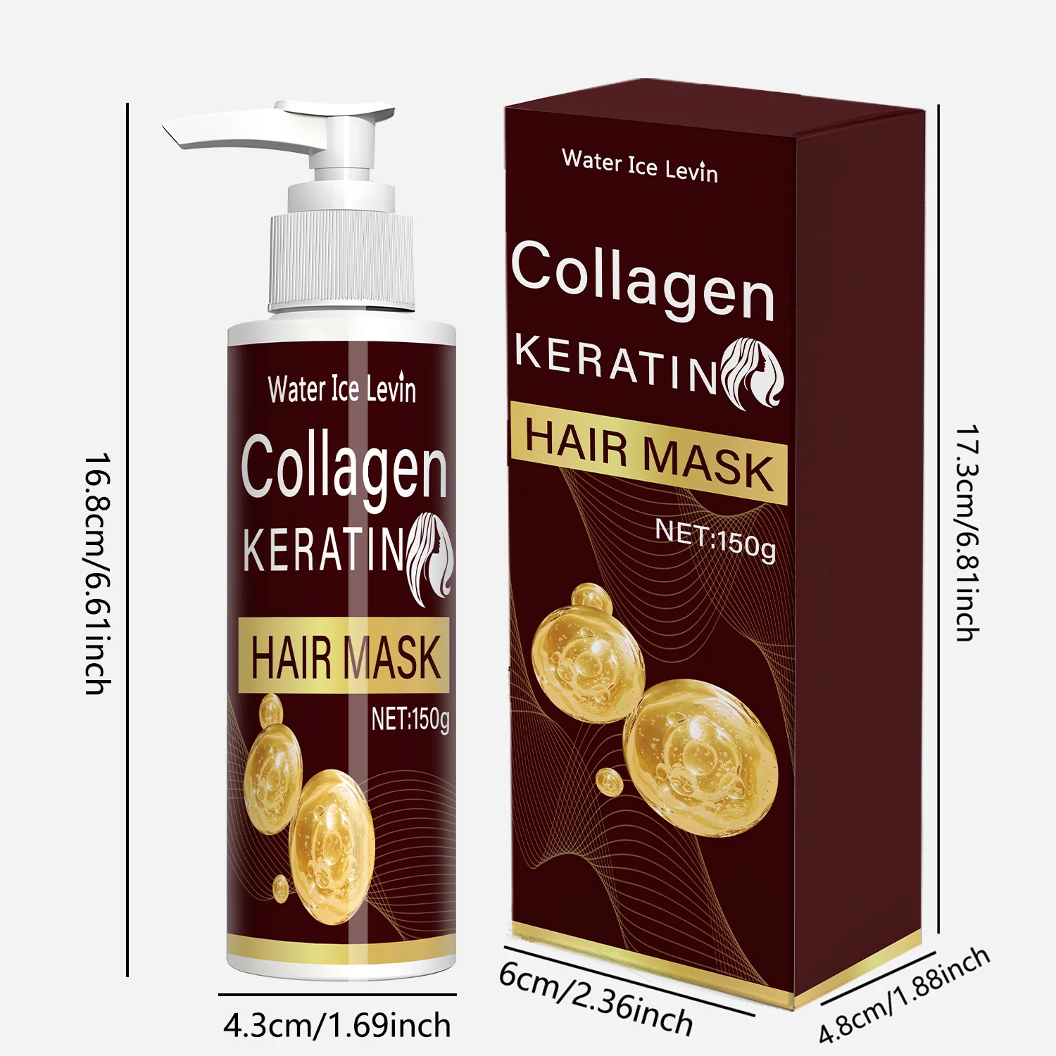 قناع الكولاجين للشعر، مناسب للشعر التالف، يحتوي على مستخلص جذور الكينوا وزيت جوز الهند، قناع شعر الكولاجين، مناسب لجميع أنواع الشعر #6