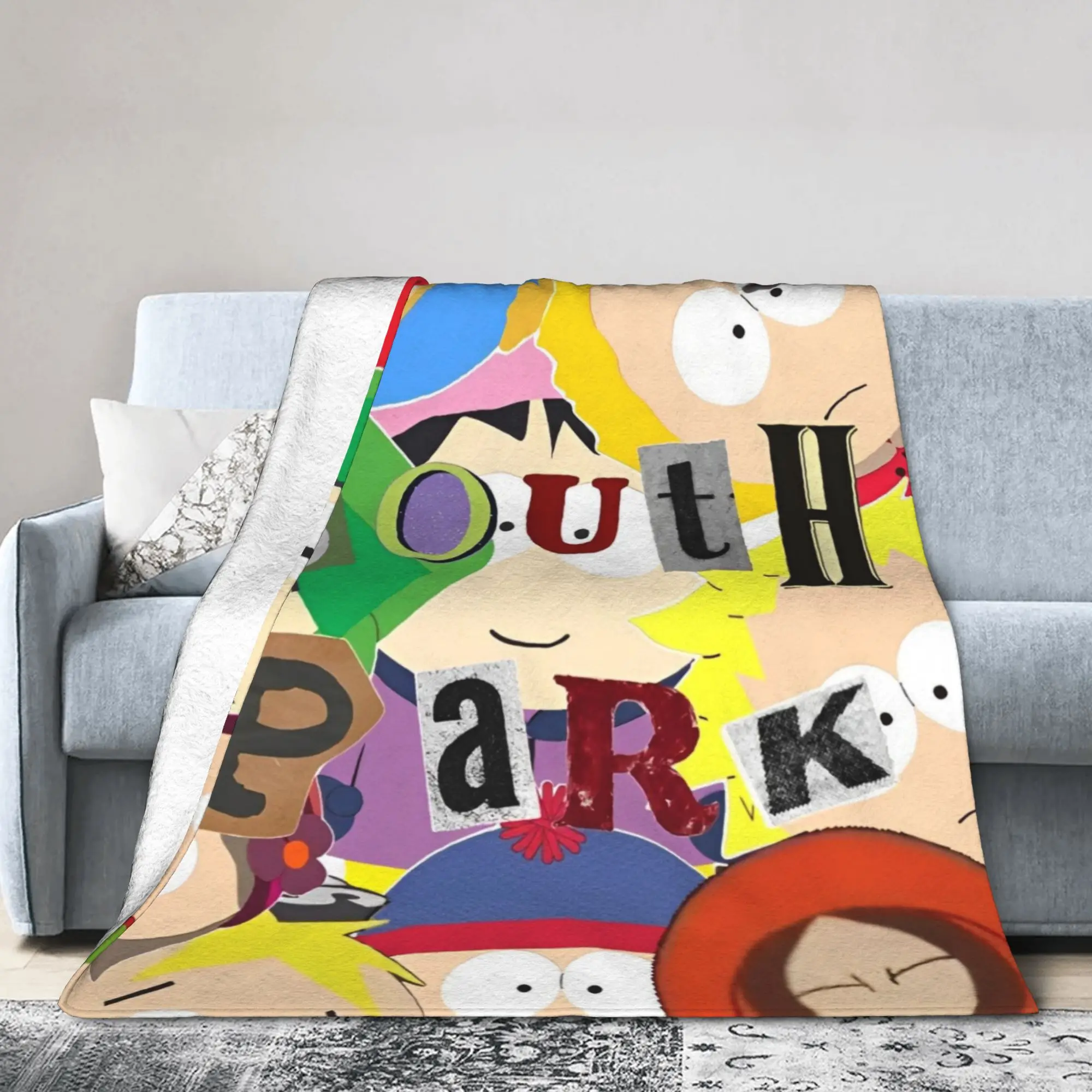Souths Parked Blankets Ultra-Soft Fleece Relax Present  Throw Blankets Quilt