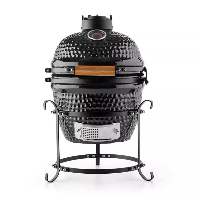 13Inch Portable Barbique Outdoor Grill Mini Tandoor Oven Table Top Ceramic Charcoal Bbq Kamado grill