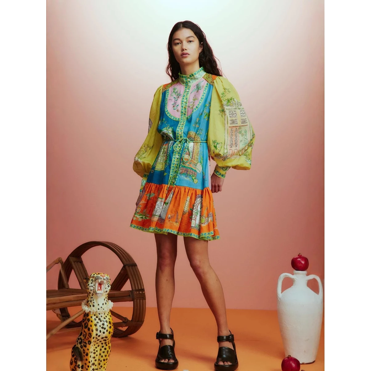 Casual faionable linho irt cardigan ele versátil dr cross-border 2024 nova estação independente roupas femininas