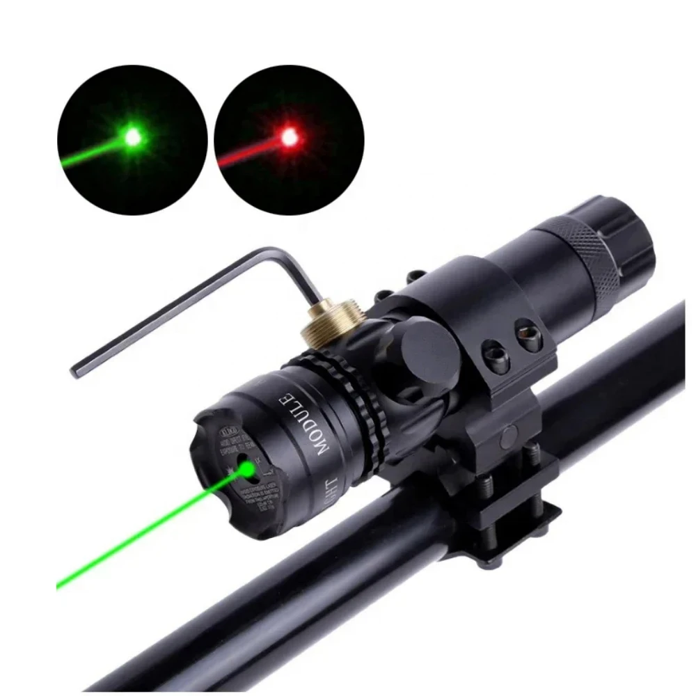 Tactical Hunting Portable Dot Sight Adjustable Red/Green Laser Point with Aluminium/Metal Material Xinland XINLAND-218 12x3cm