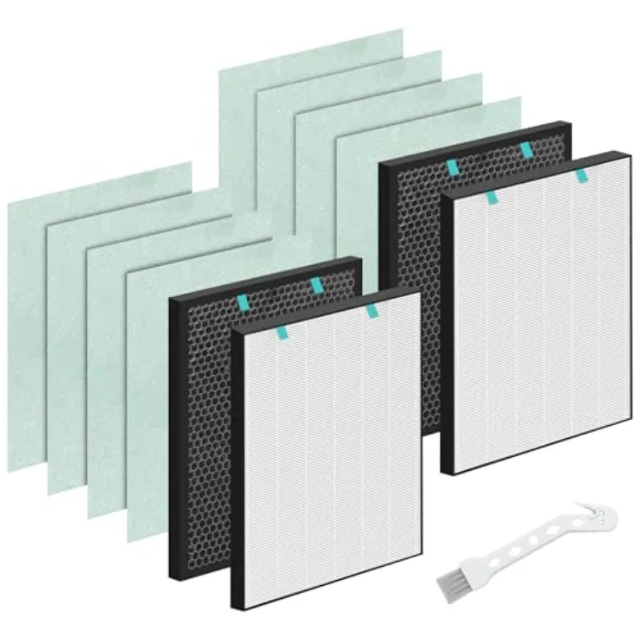 

Filter Replacement for Bissell Filter 2 Carbon Post Filter 8 Pre Filter Compared to Part 5 and 50