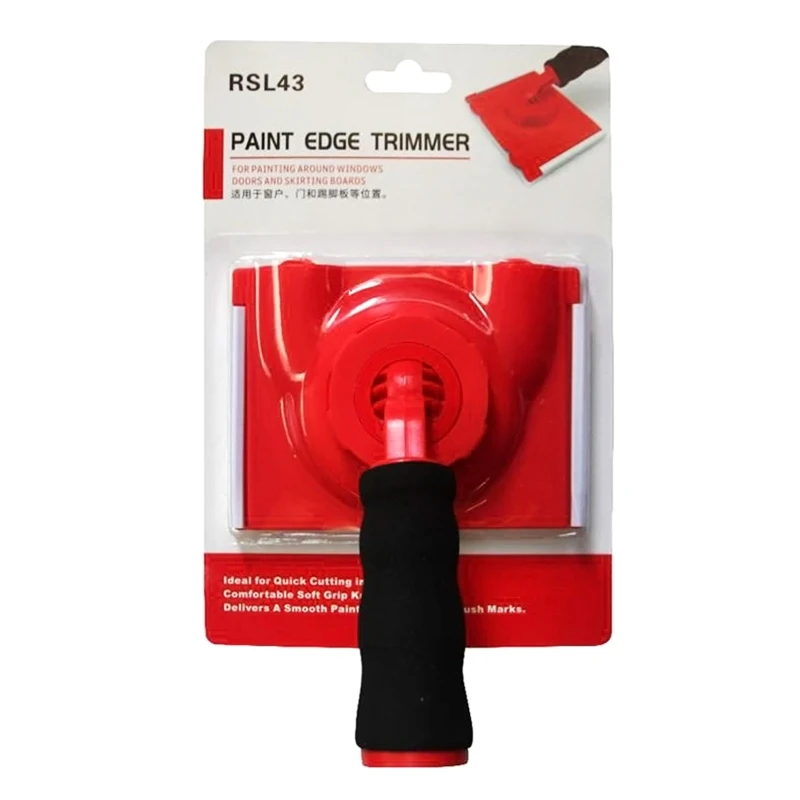 Multifunction Latex Paint Edger Brushes Portable Brush Color Separator Tool Practical Trim Paint Edger Brush for Home
