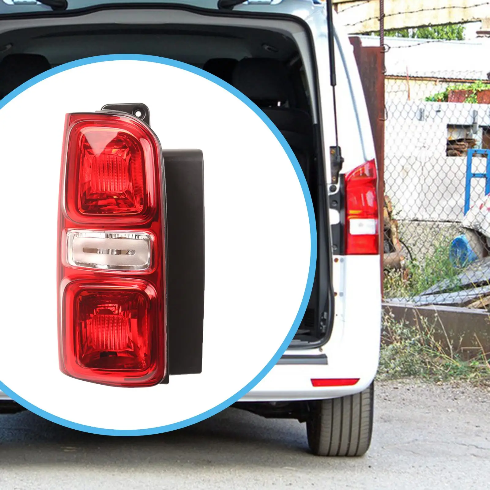 Rear Tail Light Lamp Direct Fit Car Brake Light for Citroen Dispatch 2016-2021 Easy Install Plastic Material