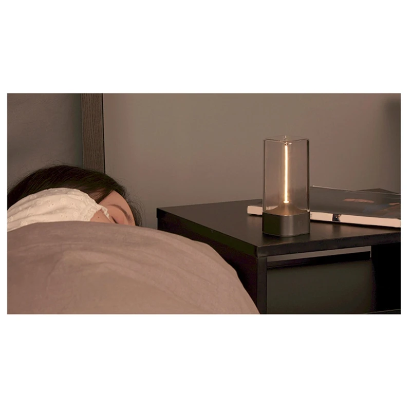 LED Cordless Table Lamps 3 Levels Dimmable Rechargeable Camping Atmosphere Light Magnetic Filament Wireless Lamp