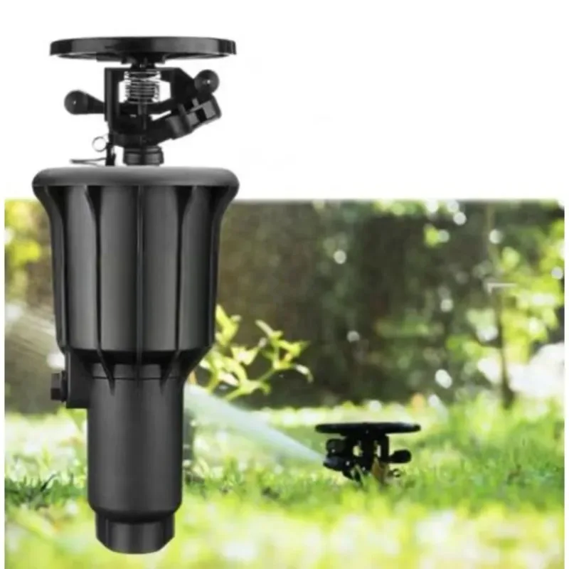 Adjustable Large Range Popup Impact Rotating Sports Field Soccer Field Garden Irrigation Watering Farm Use Garden Sprinklers