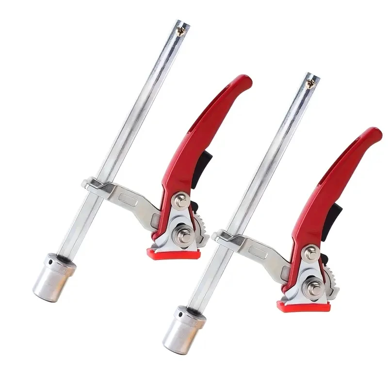 1/2PC MFT Table Workbench Quick Ratchet Bench Dog Clamp 19/20mm Desktop Quick Acting Fast Fixed Clip Woodworking Hold Down Clamp