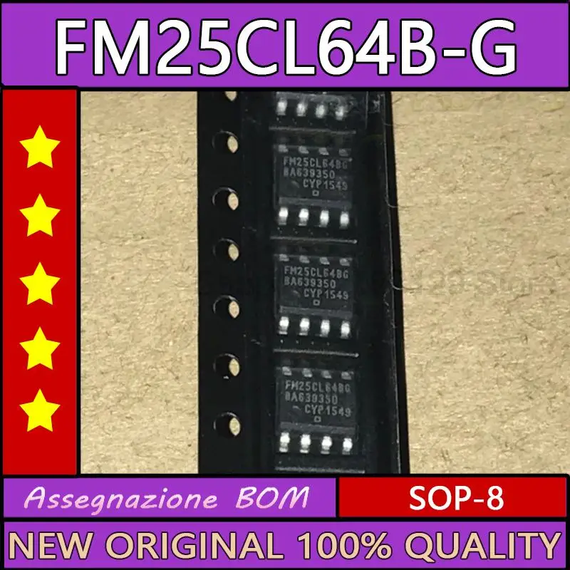 10PCS/LOT FM25CL64、FM25CL64BG、FM25CL64B-G、SOP-8